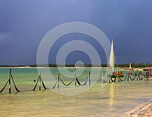 Beautiful view of Jericoacoara in Brazil