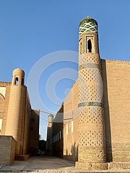 Beautiful view of Khiva, Uzbekistan