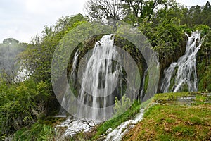 Beautiful view on Kravica waterfall in Bosnia and Herzegovina