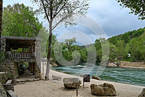 Beautiful view on Kravica waterfall in Bosnia and Herzegovina