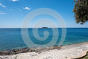 Beautiful view of Kroatien, Vrsar, corona beach photo