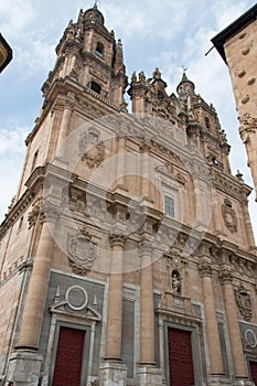 Beautiful view of La Clerecia, a baroque church of 17 th century, today  headquarters of Salamanca Pontificia University. Spain photo
