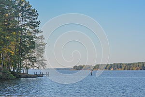 Beautiful view of Lake Claiborne State Park, in Homer, Claiborne Parish, Louisiana photo