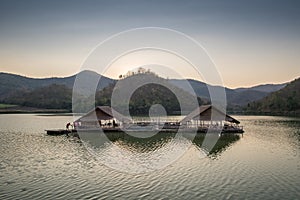 Beautiful view of lake (Khao wong resevoir)