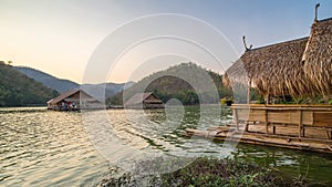 Beautiful view of lake (Khao wong resevoir)