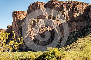 Beautiful View of Landscape Neat the Salt River, Arizona