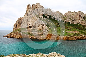 Beautiful view of Les Goudes in Marseille in the south of France