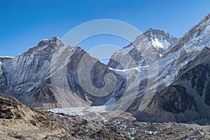 Beautiful view of Lobuche, Everest Base Camp trek, Nepal