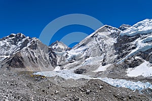 Beautiful view of Lobuche, Everest Base Camp trek, Nepal