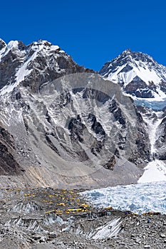 Beautiful view of Lobuche, Everest Base Camp trek, Nepal