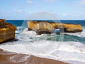 Beautiful view of Lodon Bridge, Great Ocean Road,