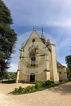 View of Loire valley in France photo