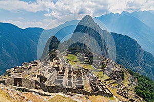 Beautiful view of Machu Picchu Peru South America