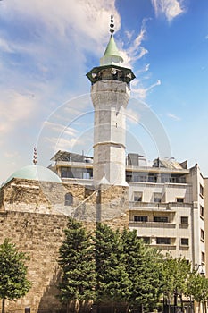 Beautiful view of Mansour Assaf - Mosque and Downtown Beirut