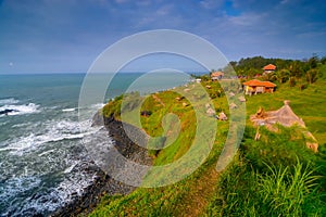 Beautiful view of Menganti beach