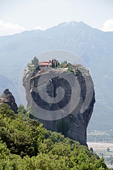 Beautiful view of the monasteries of Meteora, Greece