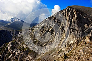 Beautiful view of the Mount Olympus peaks