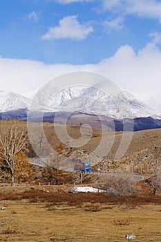 Beautiful view near Kurai Valley,Altai,Russia.