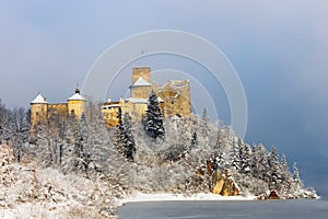 Beautiful view of Niedzica castle