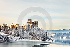 Beautiful view of Niedzica castle