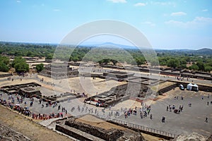 View of pyramid teotihuacan photo