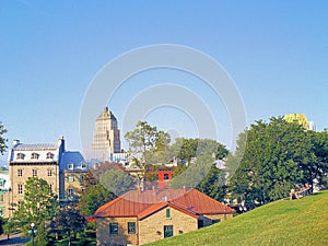 A beautiful view of the old quebec