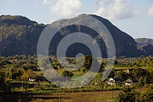 Beautiful view over Vinales Valley of Cuba