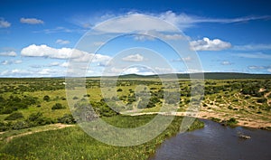 A beautiful view over a waterhole