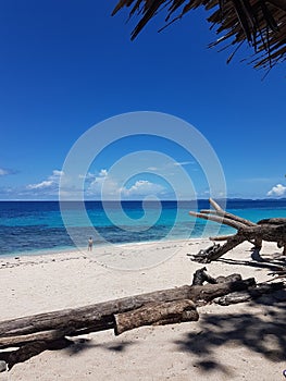 Beautiful view of Paal Beach, Located in North Sulawesi