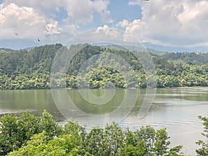 Beautiful view of Pancharevo lake, Bulgaria