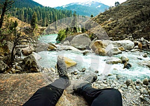 Beautiful View of Parvati Valley