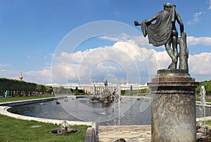 Beautiful view of Petergof Saint Petersburg