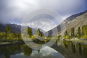 Beautiful View of Phandar Valley Gilgit-Baltistan, Pakistan in a day time.