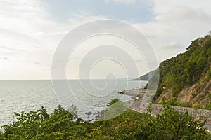 Beautiful view point of Noen Nangphaya View Point at Chalerm Burapha Chon