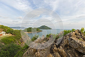 Beautiful view point of Noen Nangphaya View Point at Chalerm Burapha Chon