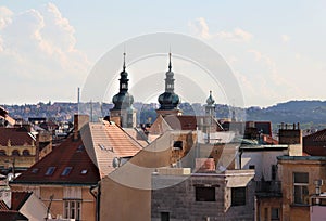 Beautiful view of Prague panorama