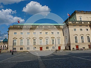 Beautiful view of the Presidential Palace, Warsaw