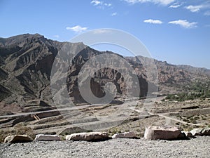 Beautiful view of the PucarÃÂ¡ de Tilcara, Jujuy Argentina photo