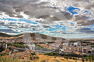 Beautiful view of Puertollano city in Ciudad Real province, Spain photo