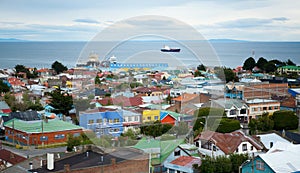 Beautiful view of Punta Arenas