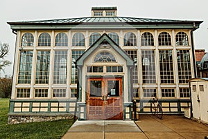 Beautiful view of the Rawlings Conservatory in a daylight