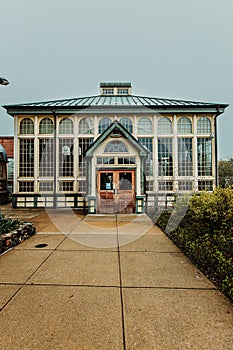 Beautiful view of the Rawlings Conservatory in a daylight