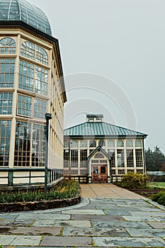 Beautiful view of the Rawlings Conservatory in a daylight