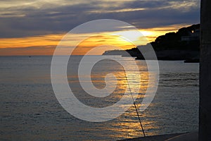 The beautiful view of the relaxing French town of Cassis