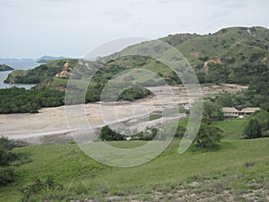 Beautiful view of Rinca Island, Komodo Islands,East Nusatenggara