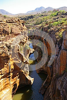 Bourke\'s Luck Potholes in Mpumalanga South Africa photo