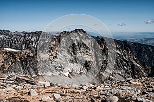 The beautiful Bitterroot Mountains of Montana. photo