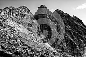 The beautiful Bitterroot Mountains of Montana. photo