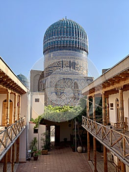 Beautiful view of Samarkand, Uzbekistan.