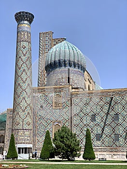 Beautiful view of Samarkand, Uzbekistan.